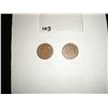Image 2 : 1911 wheat pennies x2