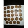 Image 1 : 1919Sx5, 1919Px19 wheat pennies total set is 24 coins