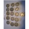 Image 1 : Buffalo Nickels Partial Unreadable Dates x16 coins