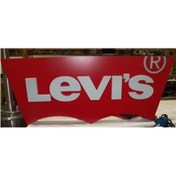 Vintage Levi Sign 48 Inch Long Store Display
