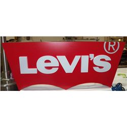 Vintage Levi Sign 48 Inch Long Store Display