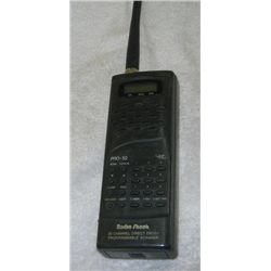 Radio Shack Pro 50 Police scanner, Police Seized.