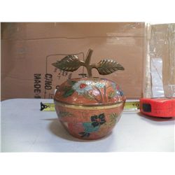 Solid Brass Bowl Awith Lid