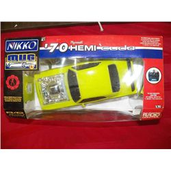 Nikko '70 Hemi Cuda 1:16 RC Car Collectible