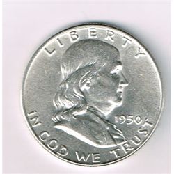 1950-D Franklin Half