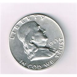 1953-D Franklin Half