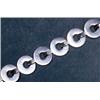 Image 1 : MEXICAN 970 GRADE SILVER BRACELET, formed as a series of connected circles, maker : Antonio Pined...