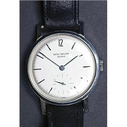 MEN'S PATEK PHILIPPE WRISTWATCH, circa 1960; serial #732852; reference #3417; 18 jewel movement a...