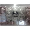 Image 1 : 10 x .999 Silver Queen Elizabeth bars