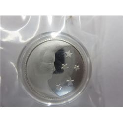 Moon & stars motif .999 solid silver round