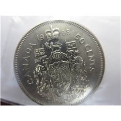 4 x Old Canada Coat of Arms half dollars