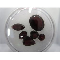 Gem jar filled with garnets