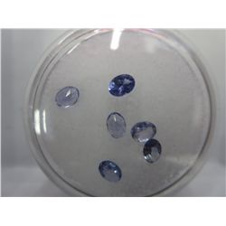 Gem jar filled with tanzanite