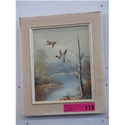 Paint on canvas Ducks