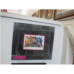 Framed Richard Shorty print "The Clan"