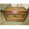 Image 1 : Brass bound child's trunk - Vintage
