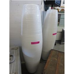 Large dramatic floor vase