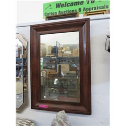 Victorian mirror with an Ogee frame