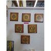 Image 1 : Hand painted Italian wood wall plaques