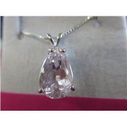 RARE Kunzite Pendant & box chain