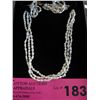 Image 1 : Estate Freshwater Pearl & Gold Bead necklace