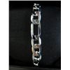 Image 1 : Men's New Figaro link silver clad bracelet