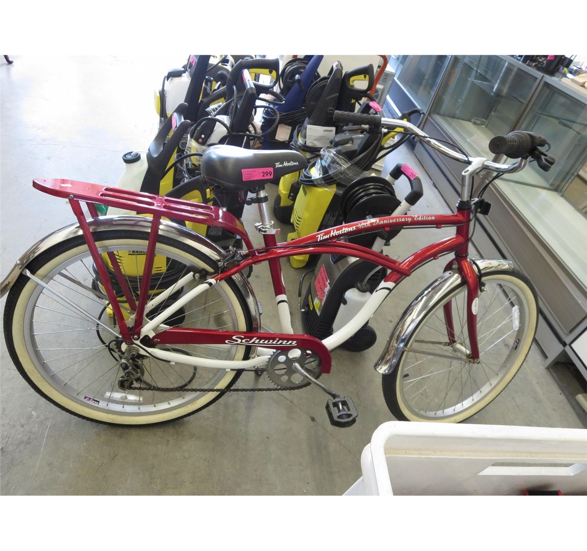 tim hortons schwinn bicycle 40th Anniversary Hortons Cruiser Bike 40th anniversary schwinn motorized bicycle.