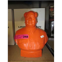 4 Ceramic glazed Mao Busts
