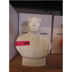 4 Ceramic glazed Mao Busts