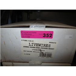 Case of Livewires - Jumbo Inside-Out candy