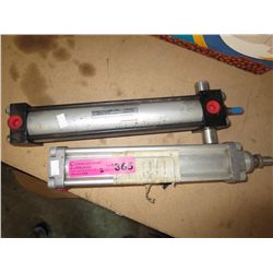 2 Industrial hydraulic shocks.