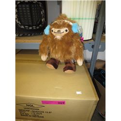 Case of 2010 Olympic stuffed toys. 13.5" Quatchi