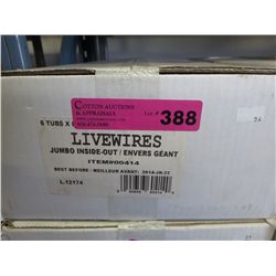 Case of Livewires Jumbo Inside-Out candy