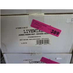 Case of Livewires Jumbo Inside-Out candy