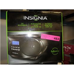 Insignia CD boom box - in box