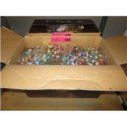 Box of package candies.