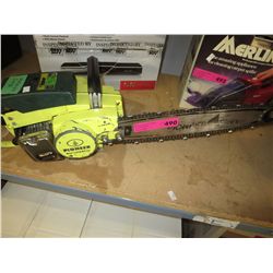 Pioneer gas powered chain saw. USED