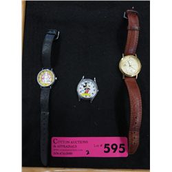 3 Walt Disney watches