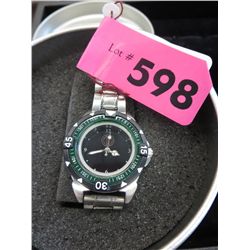 Stainless steel, water resistant dive style watch