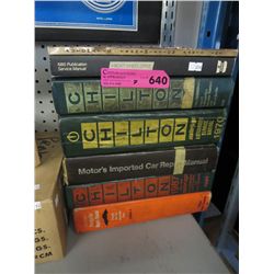 7 Automotive repair books, mostly Chilton