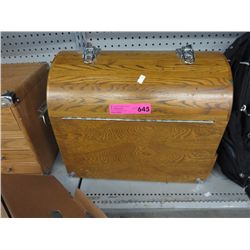 Dome top wooden tool chest