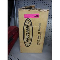 Snoclamp snowmobile tie-down