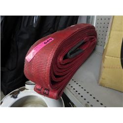 Coil of 4" wide nylon belting - approx. 20' long