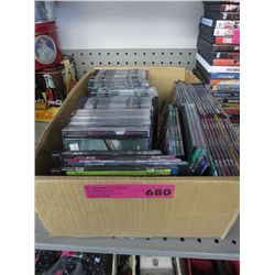 Box of DVDs - Approx. 100