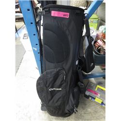 Golf bag with Orkin logo