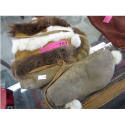 Hand made beaded moccasins