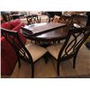 Image 1 : 6 pc Dining set with pedestal table base