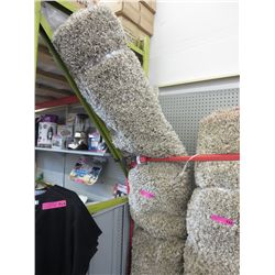 Beige shag carpet, approx. 9' x 11'
