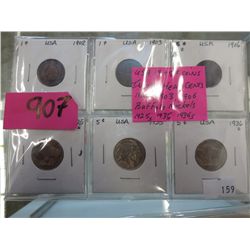 USA - Indian Head Cents & Buffalo Nickels