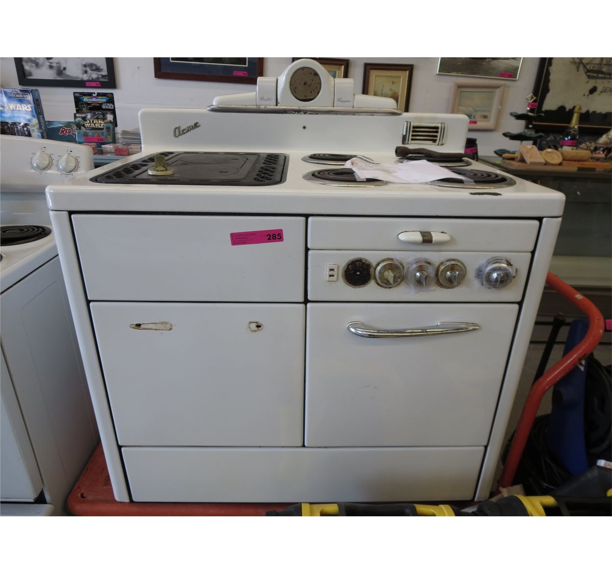 Vintage Acme Stove with double ovens